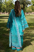 Load image into Gallery viewer, KAHF by ELAF Printed lawn collection with Chiffon Dupatta KPS-5B (KEHKASHAN) Unstitched'26