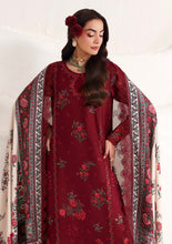 Load image into Gallery viewer, NAQSH Seraphine Winter Edit'26 lawn collection D-00267 (Merlot) Unstitched