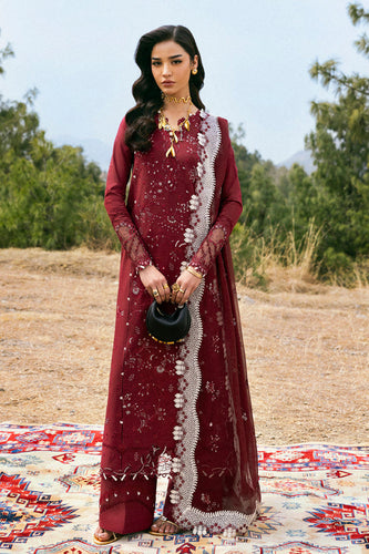 QALAMKAR Qlinekari  LAWN '25 |AILA | DC-06| Unstitched
