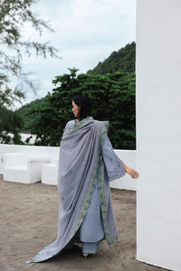 QALAMKAR QlineEmbroidered linen winter collection KL-13 (SAAHIL)UNSTITCHED