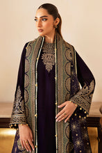 Load image into Gallery viewer, Jazmin EMBROIDERED Pure Velvet Article NO:VF-2030 Unstitched