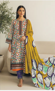RIMJHIM by WAHAB NOOR bana doria printed DES:7159 3pc Unstitched