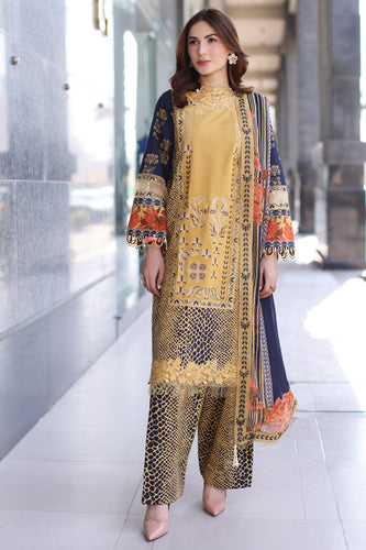 Charizma Combination lawn Collection CC5-28 (Unstitched)