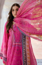 Load image into Gallery viewer, KAHF by ELAF Printed lawn collection with Chiffon Dupatta KPS-4B (GULNAR) Unstitched'26