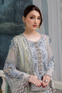 Maria.B Luxury Embroidered Chiffon Suit | Unstitched | Wedding Wear |MPC-25-108
