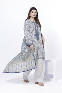 KHAADI lawn Unstitched 3pc suit (SS2401A)