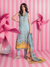 Load image into Gallery viewer, MariaB M/basics Embroidered Printed Lawn suit |Unstitched MB-01-B