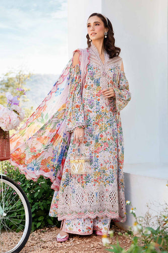 Maria B MPrints Embroidered Suit | Summer Wear | Unstitched MPT-2507A