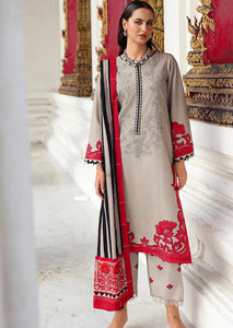 Charizma ANIIQ Embroidered Linen Collection ANW6-08 (Unstitched)