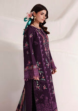 Load image into Gallery viewer, NAQSH Seraphine Winter Edit'26 lawn collection D-00274 (Wine Berry) Unstitched