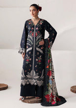 Load image into Gallery viewer, NAQSH Seraphine Winter Edit'26 lawn collection D-00268 (Black Bean) Unstitched