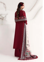 Load image into Gallery viewer, NAQSH Seraphine Winter Edit'26 lawn collection D-00267 (Merlot) Unstitched