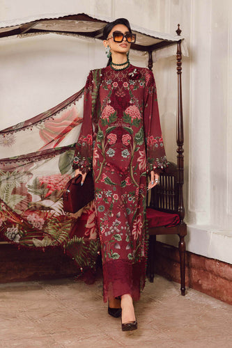 Maria B MPrints Embroidered Cambric suit |Unstitched MPT-2709A