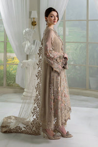 Maria.B Luxury Embroidered Chiffon Suit | Unstitched | Wedding Wear |MPC-25-107