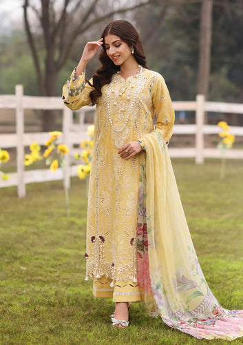 Elaf Premium Luxury embroidered lawn|SAHAR|KFL-05 | Unstitched'24