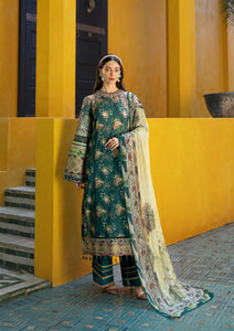 Elaf Signature Embroidered Lawn Collection ETS 07A Unstitched