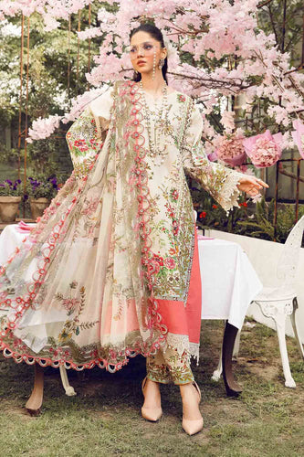 Maria B MPrints Embroidered Suit | Summer Wear | Unstitched MPT-2605-A