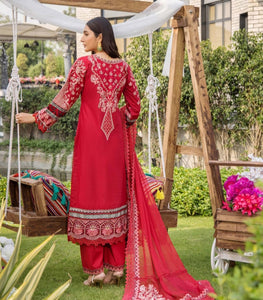 Eshaisha Luxury lawn Embroidered Collection Unstiched EA-LL-5547