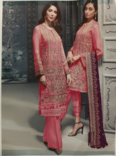 Load image into Gallery viewer, JAZMIN EMBROIDERED Chiffon Article no: 01 CECIL LURE UNSTITCHED