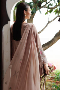 QALAMKAR QlineEmbroidered linen winter collection KL-14 (DUSK)UNSTITCHED