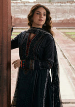 Load image into Gallery viewer, KAHF by ELAF Printed lawn collection with Chiffon Dupatta KPS-5A (GUL-E-SIYAH) Unstitched'26