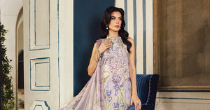 Maria B MPrints Embroidered Cambric suit |Unstitched MPT-2708A