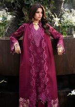 Load image into Gallery viewer, NAQSH CHIKANKARI Festive Edit'26 lawn collection D-00203 (TWILIGHT ORCHID) Unstitched