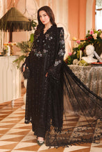Load image into Gallery viewer, Maria.B Luxury Chiffons Embroidered  Suit | Unstitched | Party wear MPC-26-204 (BLACK)'26
