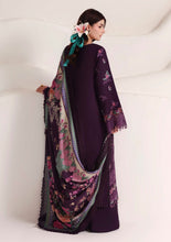 Load image into Gallery viewer, NAQSH Seraphine Winter Edit'26 lawn collection D-00274 (Wine Berry) Unstitched