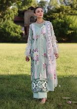 Load image into Gallery viewer, Elaf Premium Chikankari Embroidered Printed Lawn Collection ECK-05A (CELESTIAL) unstitched'26