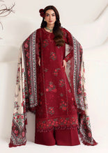 Load image into Gallery viewer, NAQSH Seraphine Winter Edit'26 lawn collection D-00267 (Merlot) Unstitched