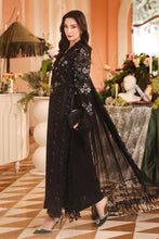 Load image into Gallery viewer, Maria.B Luxury Chiffons Embroidered  Suit | Unstitched | Party wear MPC-26-204 (BLACK)'26
