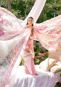 Elaf Premium Print |'25 |EPS-2A | Unstitched (ROSE DUSK)