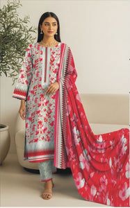 RIMJHIM by WAHAB NOOR bana doria printed DES:7150 3pc Unstitched