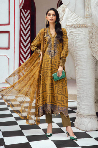 Maria B MPrints Embroidered Cambric suit |Unstitched MPT-2703A