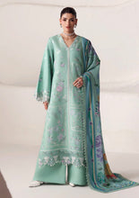 Load image into Gallery viewer, NAQSH Seraphine Winter Edit'26 lawn collection D-00273 (GREY TEAL) Unstitched