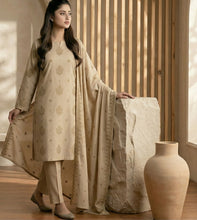 Load image into Gallery viewer, MANIZAY Premium Embroidered Lawn suit with Voile Dupatta |D-04 Unstitched