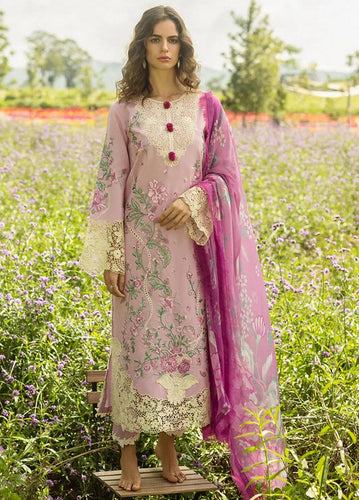 Mushq Luxury lawn Collection HML-2501A(Lavender whispers)'25