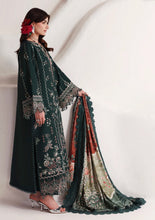 Load image into Gallery viewer, NAQSH Seraphine Winter Edit'26 lawn collection D-00271 (Timber Green) Unstitched